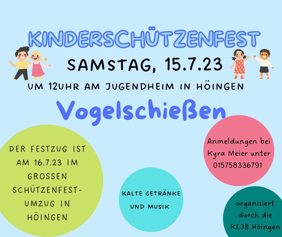 Read more about the article Kinderschützenfest 2023